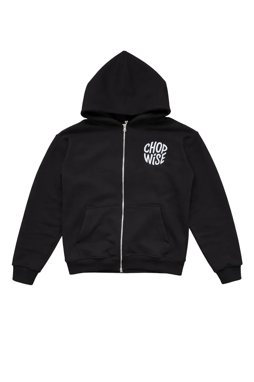 CHPWSE SIGNATURE ZIP-UP HOODIE - BLACK *PRE-ORDER*