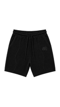 CHPWSE WAFFLE KNIT SHORT - BLACK