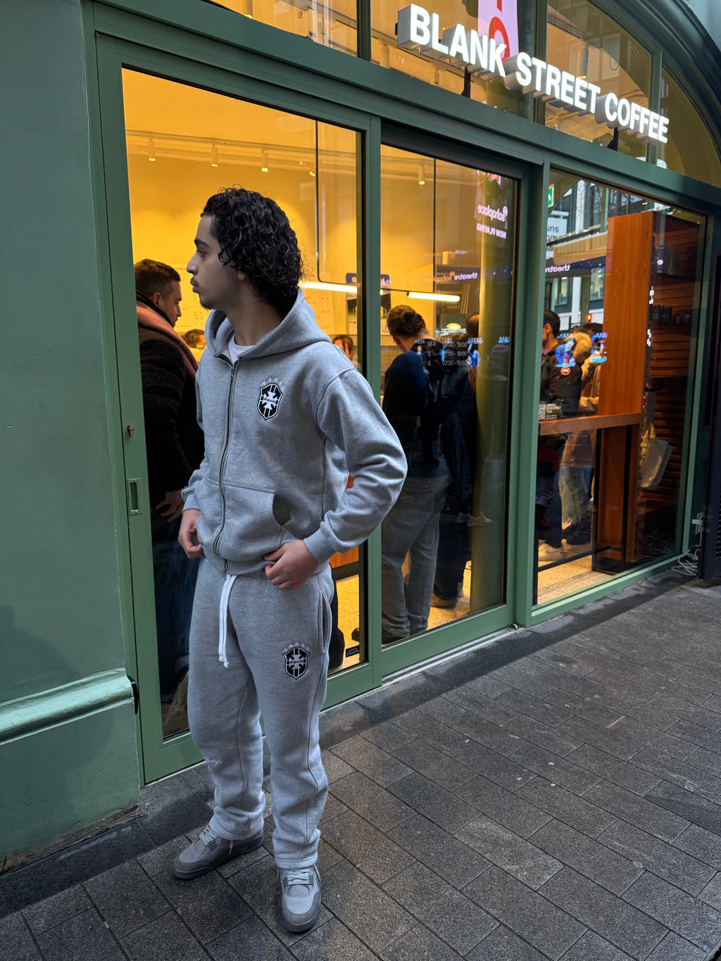 CHPWSE OG BRAZIL ZIP-UP HOODIE - GREY *PRE-ORDER*