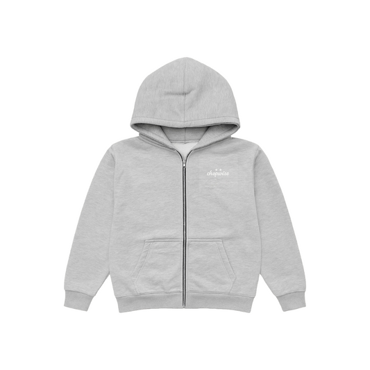 CHPWSE ESSENTIAL ZIP-UP HOODIE - GREY *PRE-ORDER*