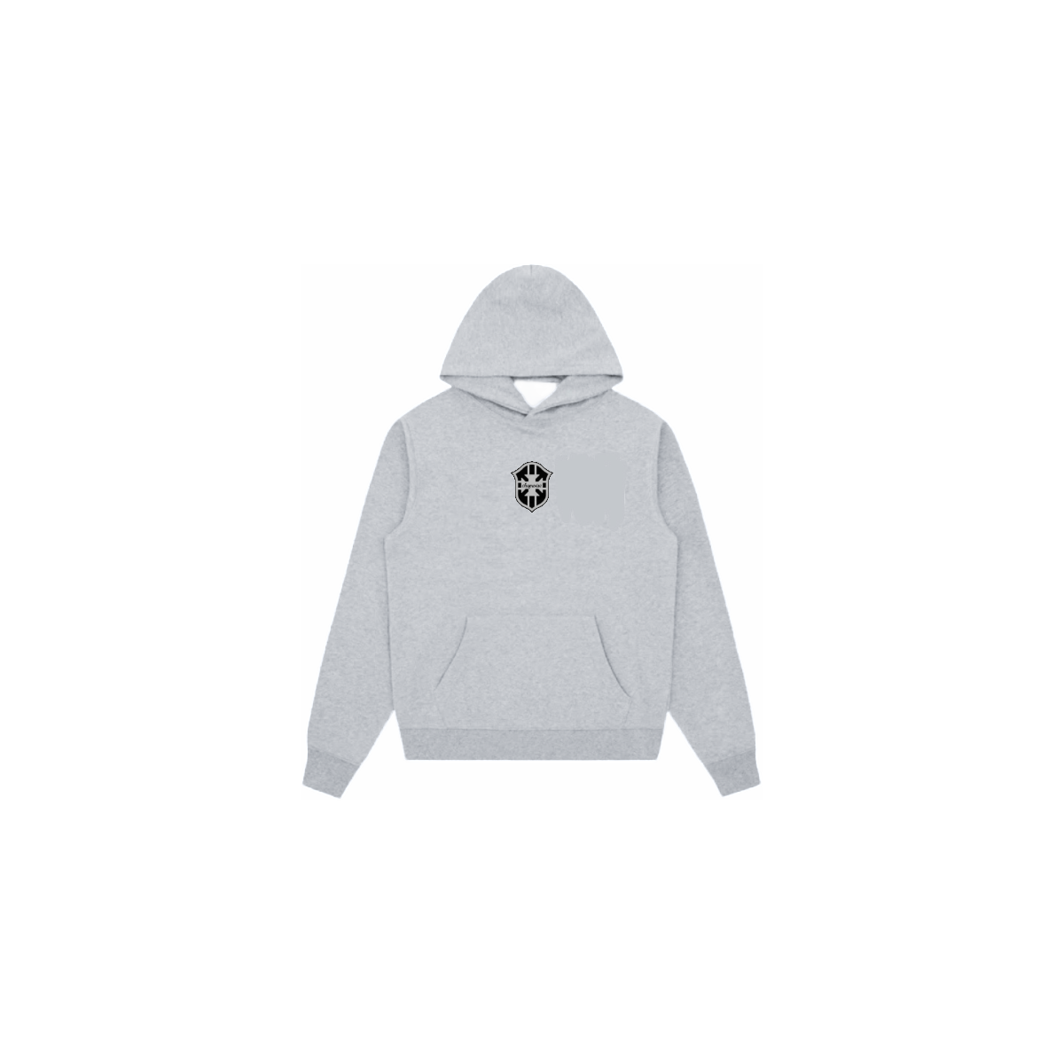 GREY BRAZIL PULLOVER HOODIE
