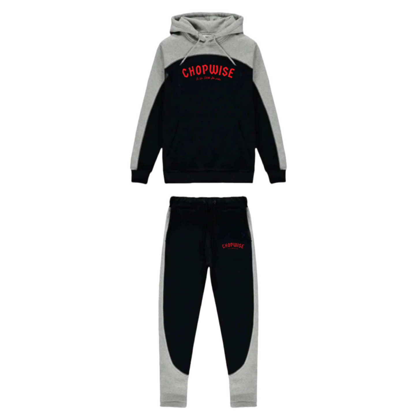 "RED & GRAY/BLACK" TRACKSUIT